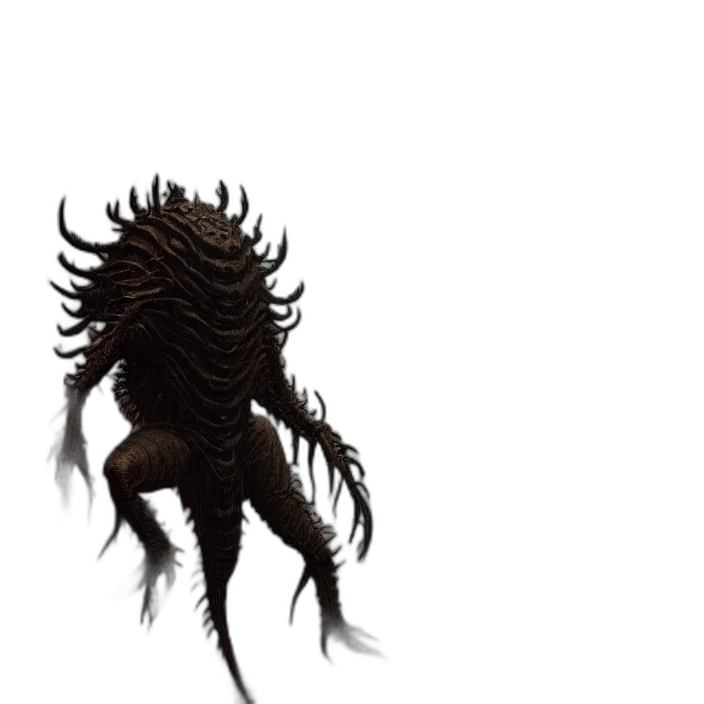 creature, hair, dragon, animal transparent PNG cut-out