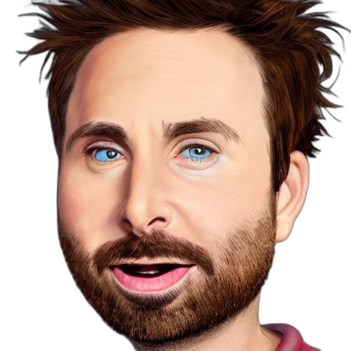 face, hair, photorealistic, cartoon transparent PNG cut-out