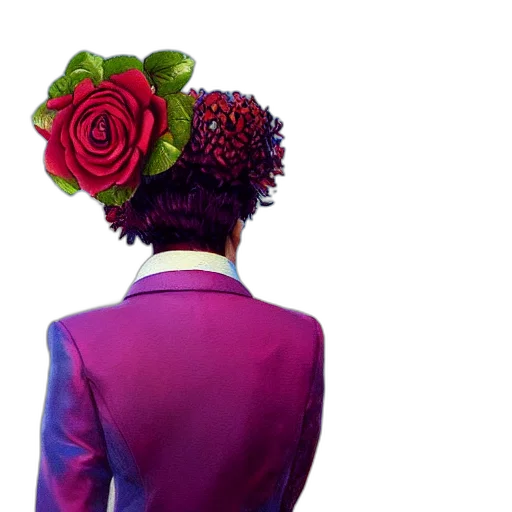 crown, flower, hat, dress transparent PNG cut-out