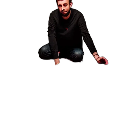 jacket, staff, robot, weapon transparent PNG cut-out