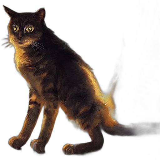 animal, staff, creature, photorealistic transparent PNG cut-out