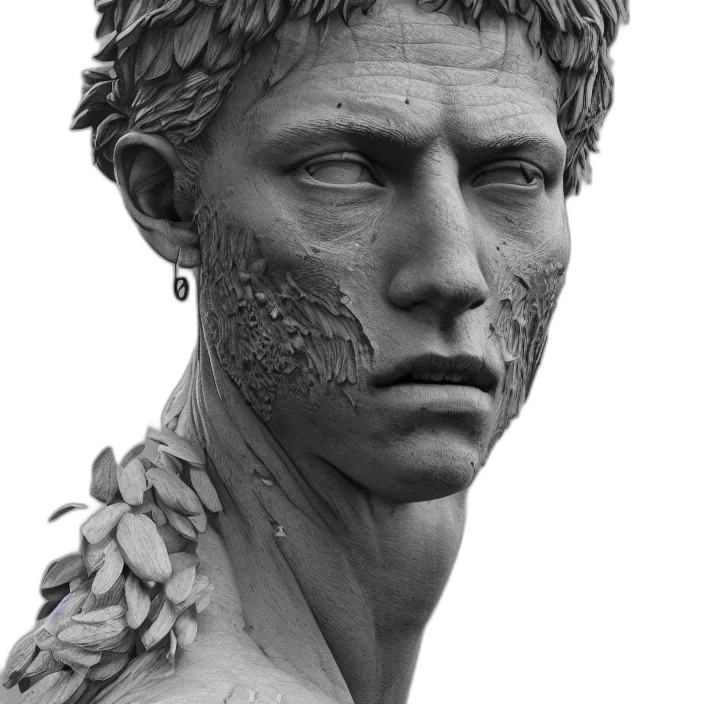 face, mask, photorealistic, 3d render transparent PNG cut-out