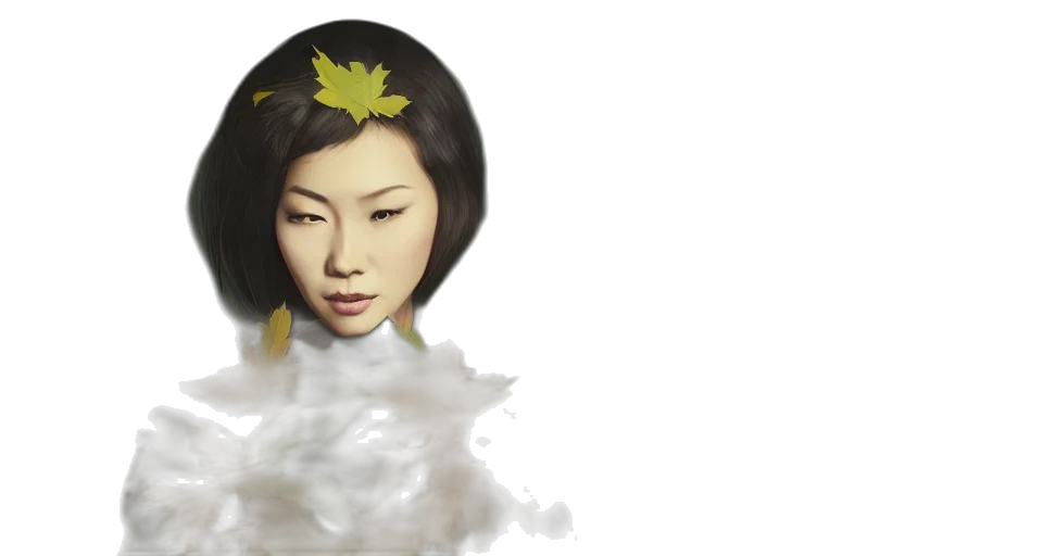 crown, face, photorealistic, fantasy art transparent PNG cut-out