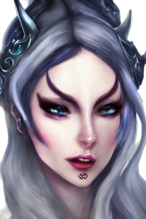 face, fantasy art, photorealistic, concept art transparent PNG cut-out