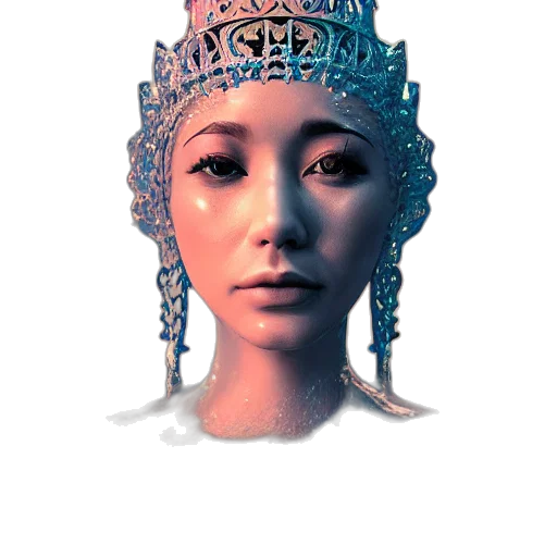 crown, face, mask, jewelry transparent PNG cut-out