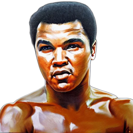 face, photorealistic, oil painting, comic book art transparent PNG cut-out