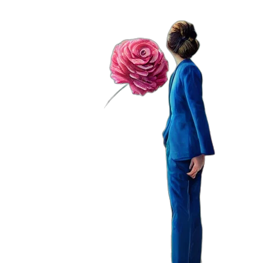 hair, umbrella, dress, jacket transparent PNG cut-out