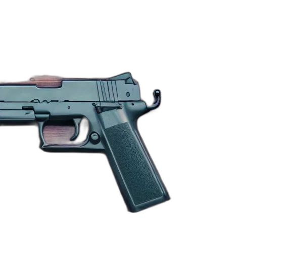 weapon, 3d render, vaporwave, concept art transparent PNG cut-out