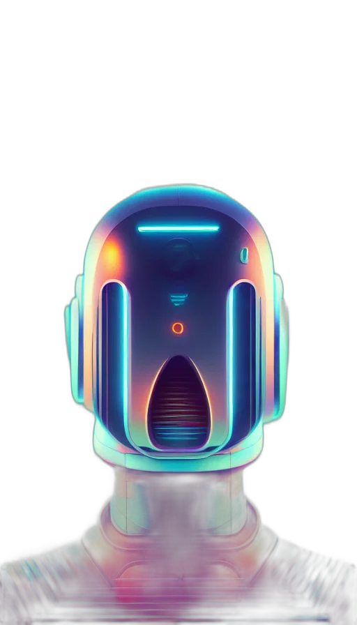 robot, mask, face, creature transparent PNG cut-out