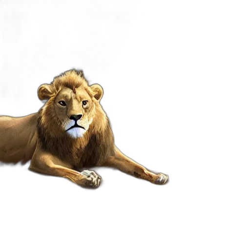 animal, crown, staff, creature transparent PNG cut-out