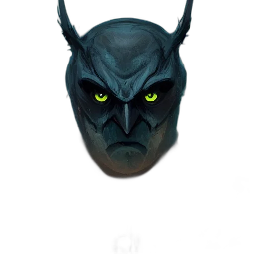 mask, dragon, creature, face transparent PNG cut-out
