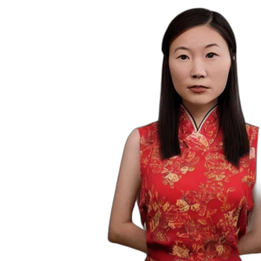 dress, face, staff, jewelry transparent PNG cut-out
