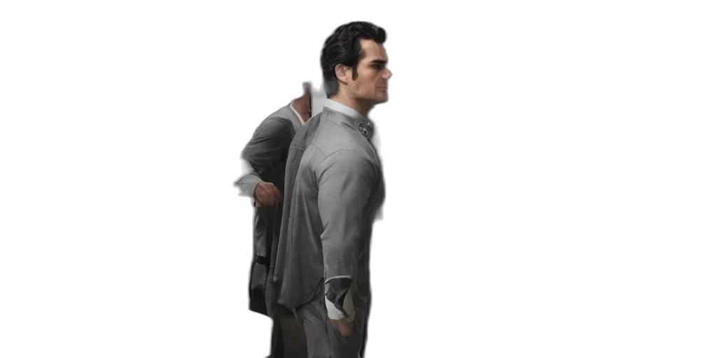 jacket, staff, robot, umbrella transparent PNG cut-out