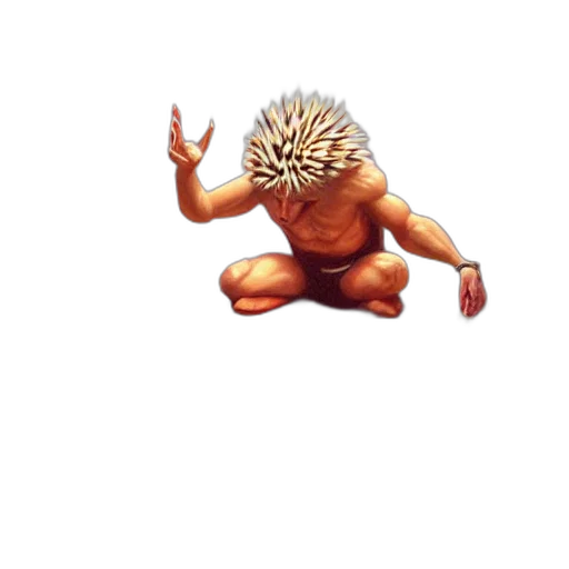 creature, hair, animal, pixel art transparent PNG cut-out
