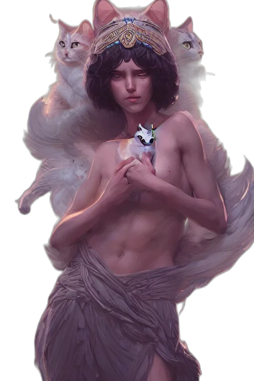 creature, jewelry, dress, fantasy art transparent PNG cut-out