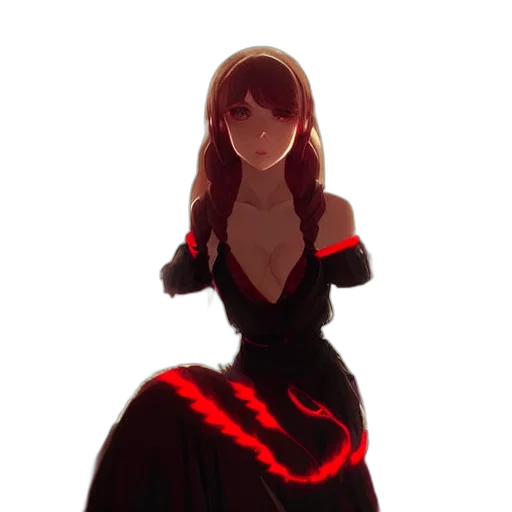 dress, crown, staff, weapon transparent PNG cut-out