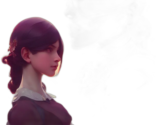 face, staff, dress, robot transparent PNG cut-out