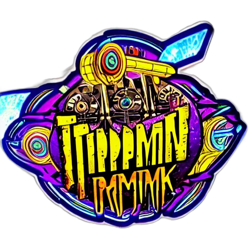 concept art, sticker, rock, band transparent PNG cut-out