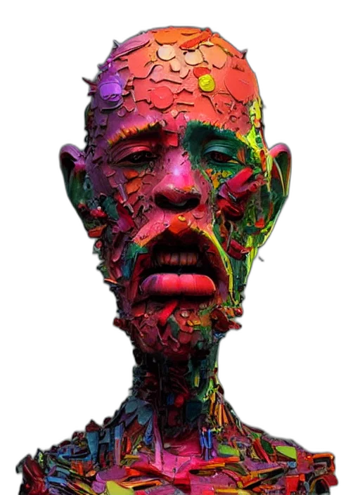 face, mask, creature, robot transparent PNG cut-out