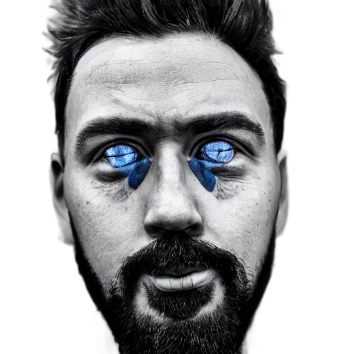 face, mask, robot, creature transparent PNG cut-out