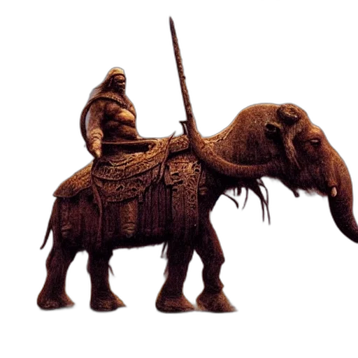 animal, staff, sword, creature transparent PNG cut-out