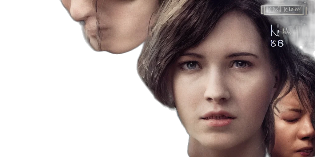 face, hair, photorealistic, 3d render transparent PNG cut-out