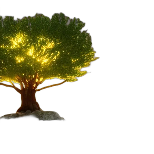 tree, crown, hair, creature transparent PNG cut-out