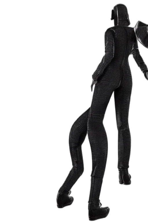 dress, robot, creature, jacket transparent PNG cut-out