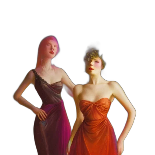 dress, jewelry, crown, photorealistic transparent PNG cut-out