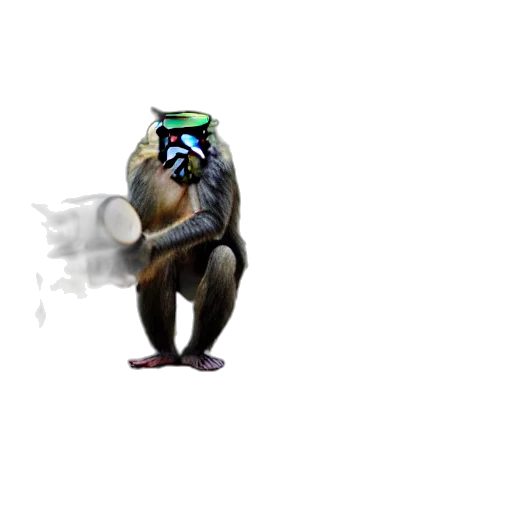 creature, animal, staff, mask transparent PNG cut-out
