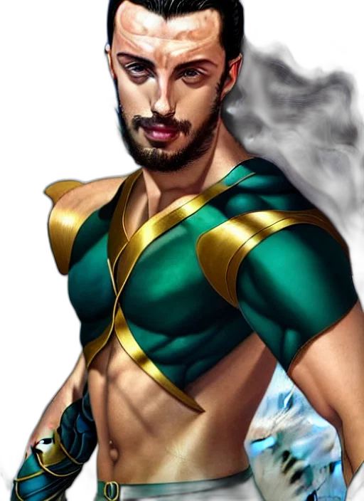 comic book art, fantasy art, concept art, photorealistic transparent PNG cut-out