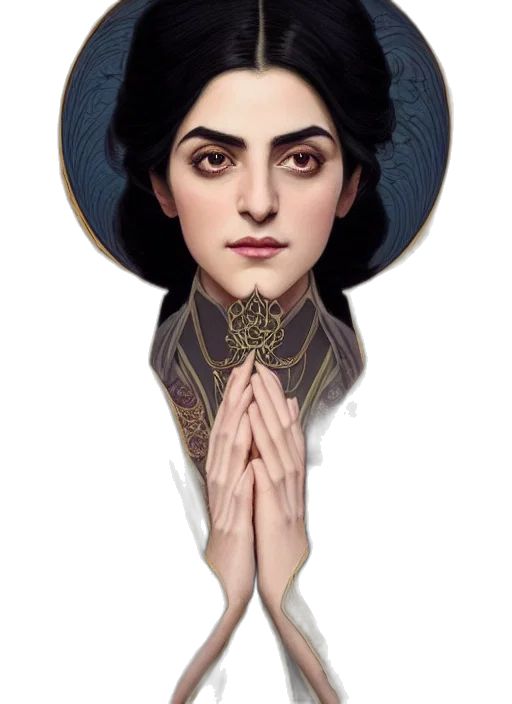 crown, staff, face, jewelry transparent PNG cut-out