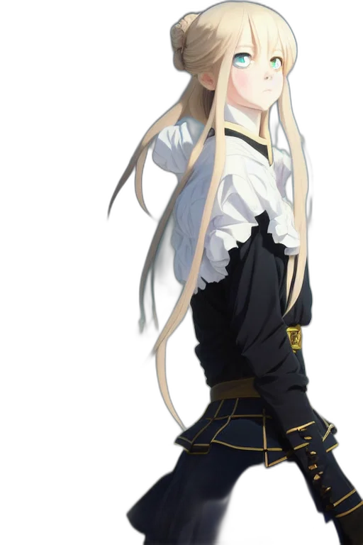 staff, dress, jacket, crown transparent PNG cut-out