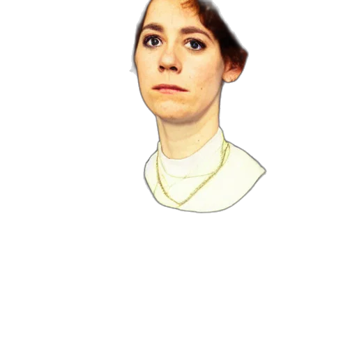 face, staff, dress, jewelry transparent PNG cut-out