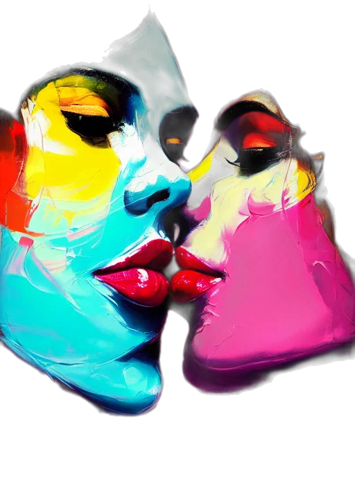 mask, face, photorealistic, watercolor transparent PNG cut-out