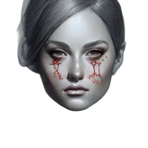 face, mask, creature, crown transparent PNG cut-out