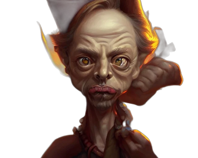 face, staff, mask, concept art transparent PNG cut-out