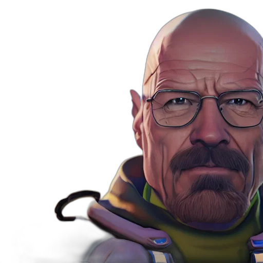 face, jacket, staff, robot transparent PNG cut-out