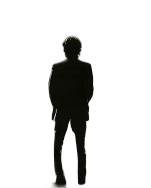 jacket, staff, hair, creature transparent PNG cut-out