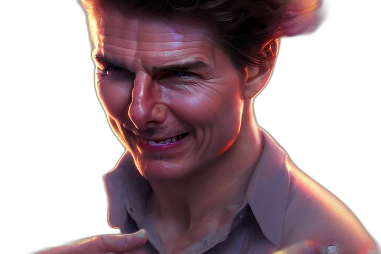 face, creature, comic book art, concept art transparent PNG cut-out