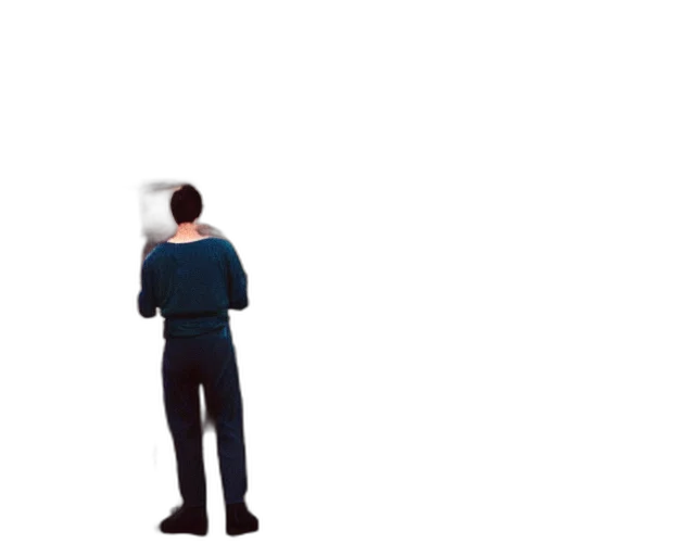 staff, robot, jacket, face transparent PNG cut-out