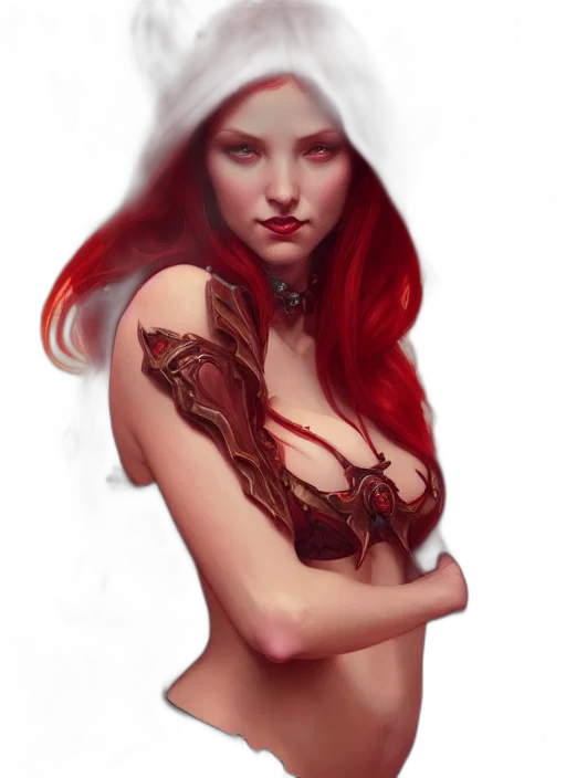 jewelry, dress, fantasy art, concept art transparent PNG cut-out