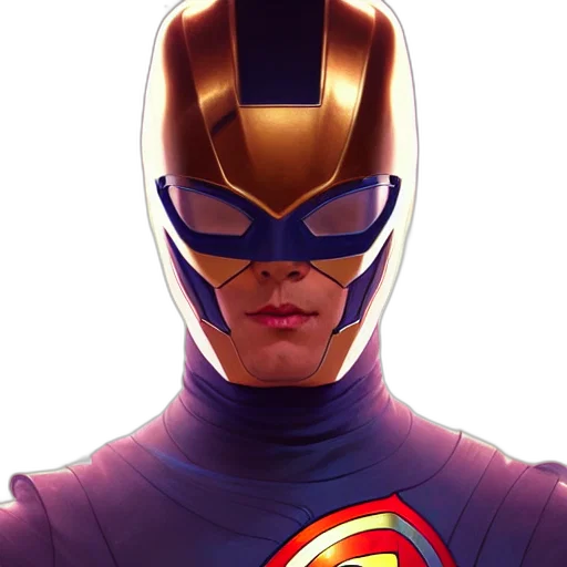 mask, face, comic book art, concept art transparent PNG cut-out