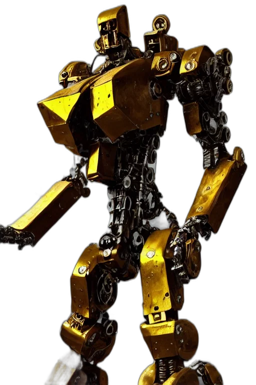 robot, weapon, concept art, 3d render transparent PNG cut-out
