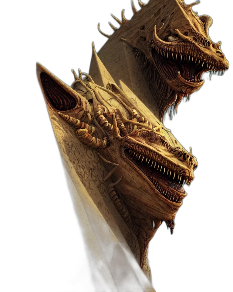 dragon, mask, creature, face transparent PNG cut-out