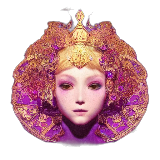crown, jewelry, mask, face transparent PNG cut-out
