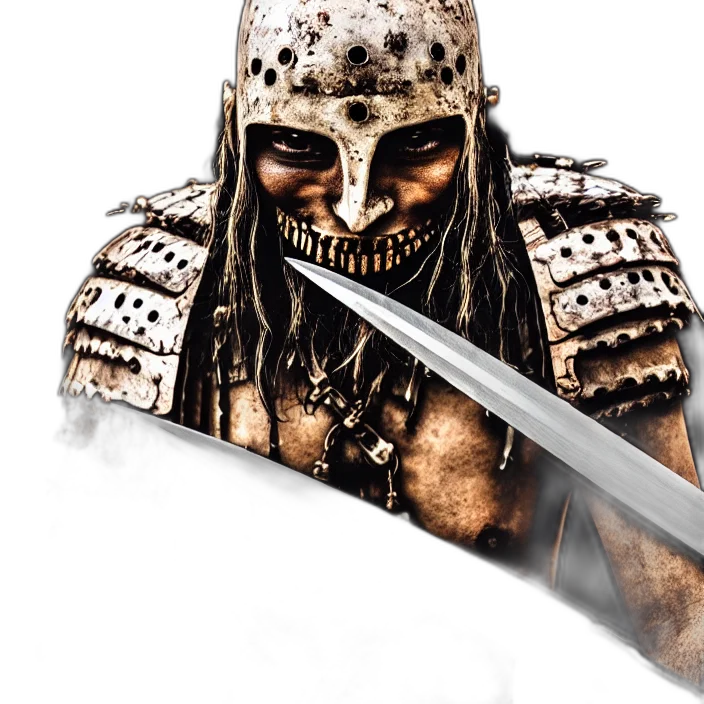 sword, weapon, mask, staff transparent PNG cut-out