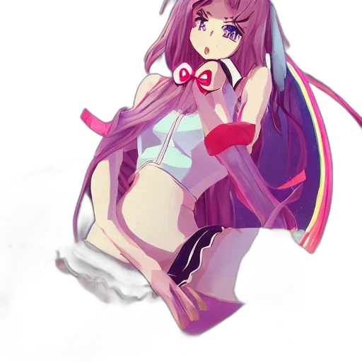 dress, weapon, creature, staff transparent PNG cut-out