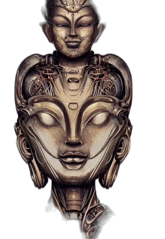mask, face, crown, jewelry transparent PNG cut-out