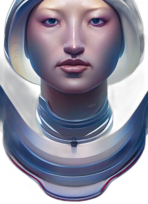 face, robot, mask, creature transparent PNG cut-out